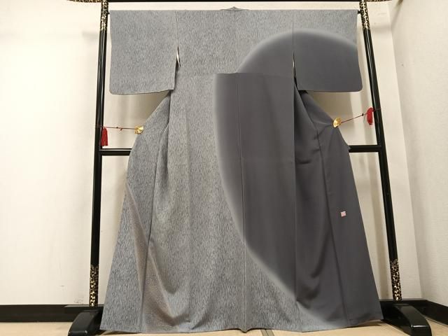平和屋着物●訪問着　作家物　地紙吉祥草花文　暈し染め　金彩　正絹　逸品　AABN5855ph