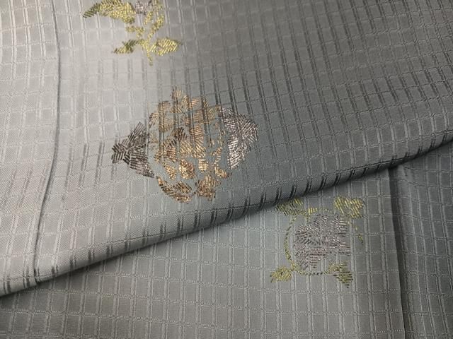 平和屋着物●訪問着　草花文　暈し染め　金彩　正絹　逸品　未使用　AABN5866ph