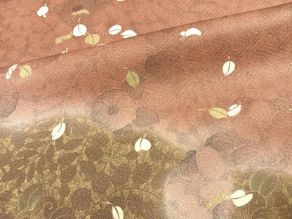 平和屋着物●訪問着　辻が花　刺繍　暈し染め　金彩　正絹　逸品　AABN5874ph