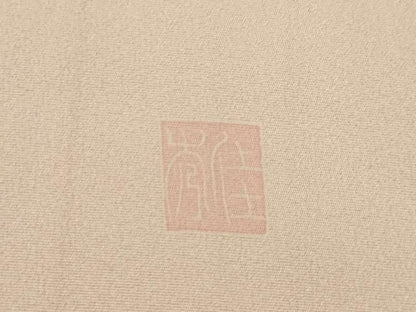 平和屋着物●訪問着　友禅　作家物　風景花文　暈し染め　正絹　逸品　AABN6001ck