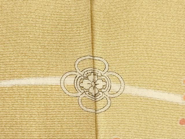 平和屋着物●訪問着　友禅　作家物　草花文　暈し染め　正絹　逸品　AABN6008ck