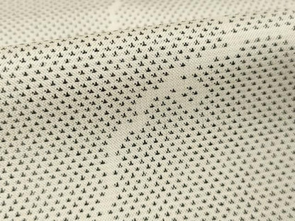 平和屋着物●本場大島紬　白大島　9マルキ　雪輪重ね文　正絹　逸品　AABN6021ck