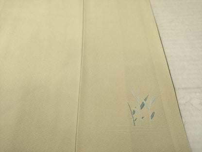 平和屋着物●十日町友禅　女流作家　遠田藤舟 　訪問着　枝に休み鳥　暈し染め　正絹　逸品　AABN6023ck
