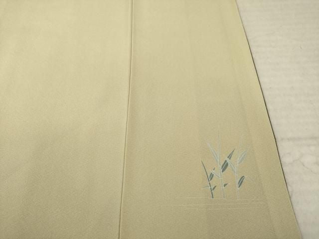 平和屋着物●十日町友禅　女流作家　遠田藤舟 　訪問着　枝に休み鳥　暈し染め　正絹　逸品　AABN6023ck