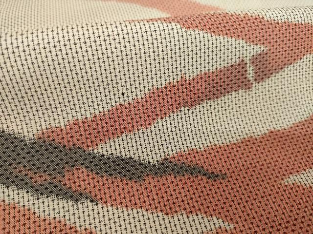 平和屋着物●上質な紬　竹　正絹　逸品　AABN6078ck