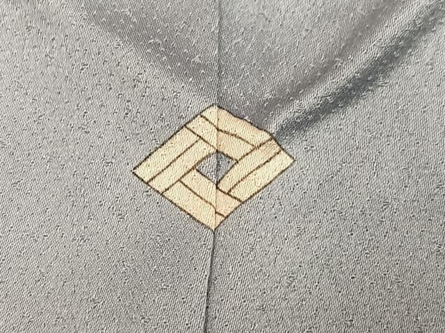 平和屋着物●訪問着　刺繍　草花文　正絹　逸品　AABN7370ph