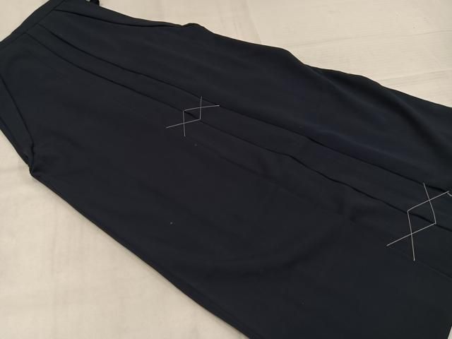 平和屋着物●女性　行灯袴　藍鉄色　洗える着物　未使用　AABN7402ph