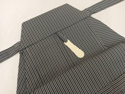 平和屋着物●男性　行灯袴　縞　正絹　逸品　AABN7404ph