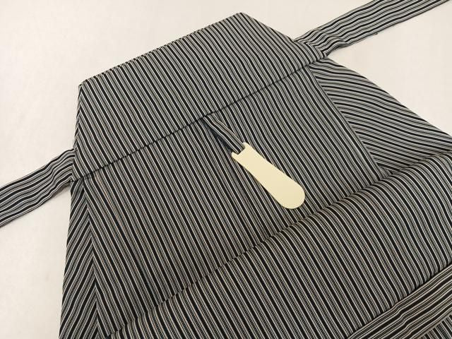 平和屋着物●男性　行灯袴　縞　正絹　逸品　AABN7404ph