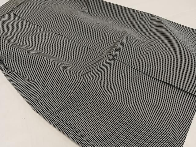 平和屋着物●男性　行灯袴　縞　正絹　逸品　AABN7404ph