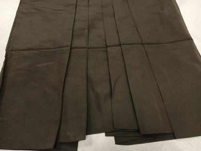 平和屋着物●男性　行灯袴　縞　正絹　逸品　AABN7405ph