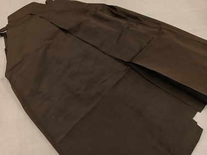 平和屋着物●男性　行灯袴　縞　正絹　逸品　AABN7405ph