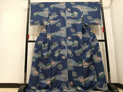 平和屋着物●染色の魔術師　染乃座・大久保玄才　そめのざ玄才　小紋　梅　正絹　逸品　未使用　AABN7418ph
