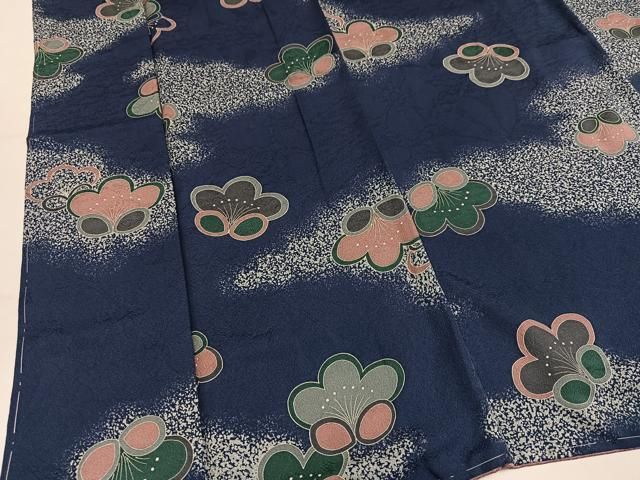 平和屋着物●染色の魔術師　染乃座・大久保玄才　そめのざ玄才　小紋　梅　正絹　逸品　未使用　AABN7418ph