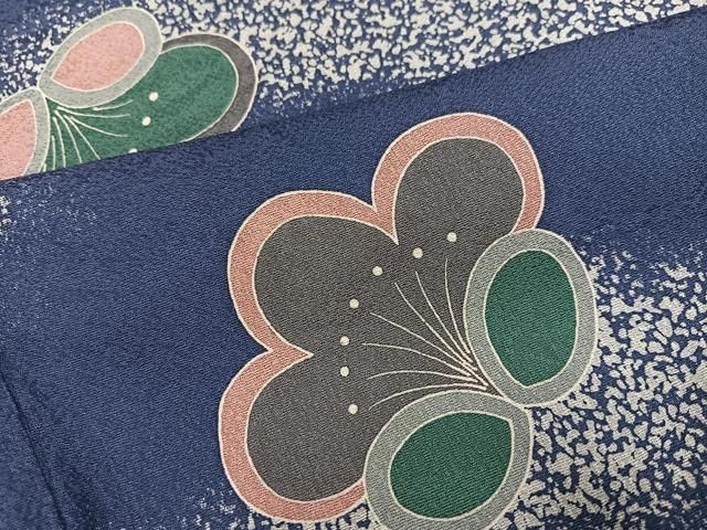 平和屋着物●染色の魔術師　染乃座・大久保玄才　そめのざ玄才　小紋　梅　正絹　逸品　未使用　AABN7418ph