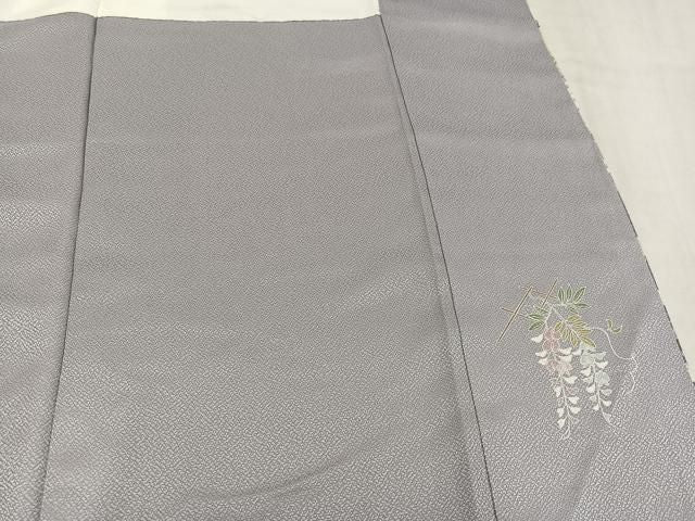 平和屋着物●訪問着　松竹梅扇面花文　暈し染め　正絹　逸品　AABN7430ph