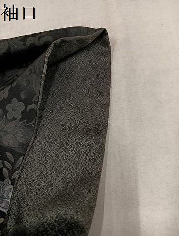平和屋着物●訪問着　紬地　王宮更紗　反端付き　正絹　逸品　AABN7437ph