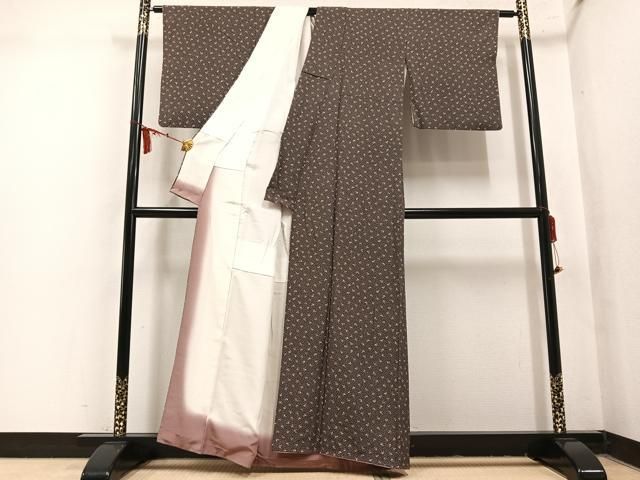 平和屋着物●江戸小紋　瓢箪　正絹　逸品　AABN7458ph