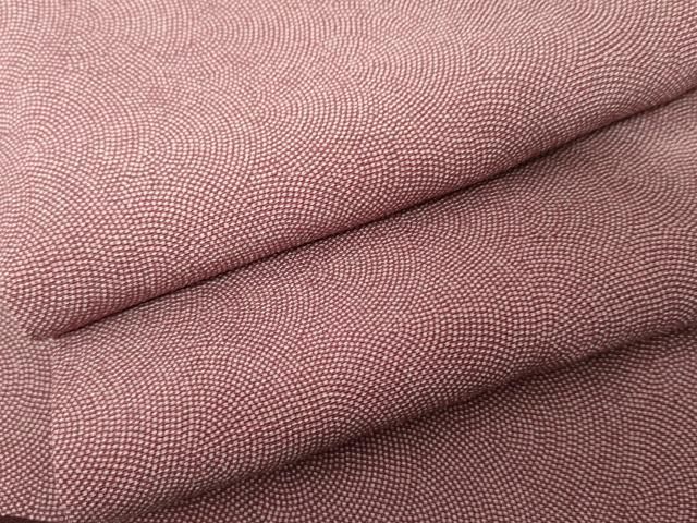 平和屋着物●江戸小紋　鮫小紋柄　正絹　逸品　AABN8035cs