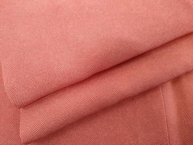 平和屋着物●江戸小紋　鮫小紋柄　正絹　逸品　AABN8074cs