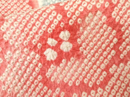平和屋着物●名門　藤娘きぬたや・総絞り　振袖　几帳花文　正絹　逸品　AABN8112cs