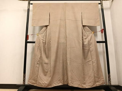 平和屋着物●上質な小紋　霞文　暈し染め　正絹　逸品　AABN8315ph
