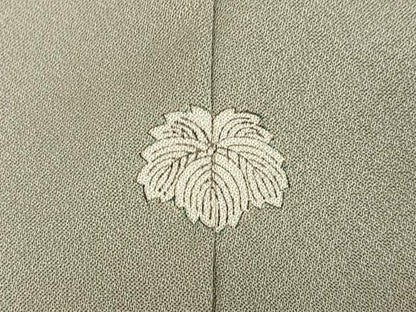 平和屋着物●訪問着　駒刺繍　笹文　暈し染め　金彩　反端付き　正絹　逸品　AABN8331ph