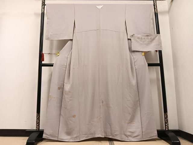 平和屋着物●豪華色留袖　本草木染　寿光織　継承の紋様　金銀糸　反端付き　正絹　逸品　未使用　AABN8335ph