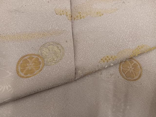 平和屋着物●豪華色留袖　本草木染　寿光織　継承の紋様　金銀糸　反端付き　正絹　逸品　未使用　AABN8335ph