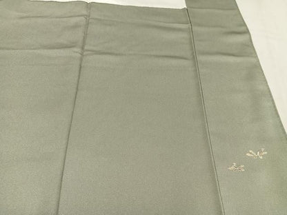 平和屋着物●螺鈿作家　甲斐泰造　訪問着　螺鈿　花鳥文　暈し染め　金彩　正絹　逸品　AABN8346ph