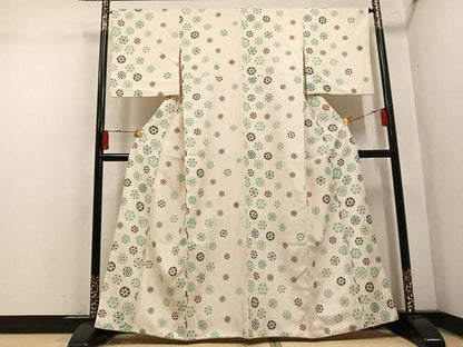平和屋着物●小紋　花間道　やまと誂製　洗える着物　AABN8354ph