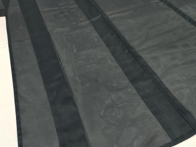 平和屋着物＊夏物　色無地　絽　褐返色　洗える着物　AABN8485jd