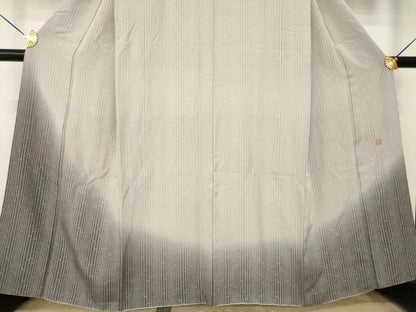 平和屋着物●訪問着　作家物　竹縞　暈し染め　ますいわ屋扱い　正絹　逸品　AABN8727ck