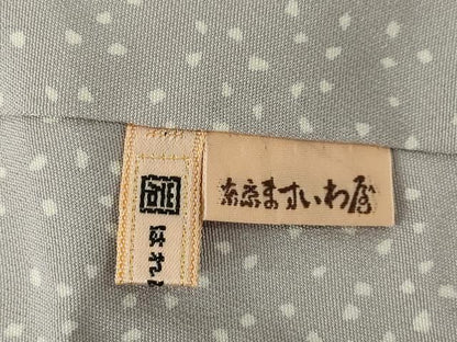 平和屋着物●訪問着　作家物　竹縞　暈し染め　ますいわ屋扱い　正絹　逸品　AABN8727ck