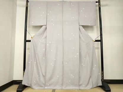 平和屋着物●上質な小紋　リス　金彩　正絹　逸品　AABN8732ck