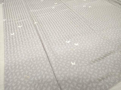 平和屋着物●上質な小紋　リス　金彩　正絹　逸品　AABN8732ck