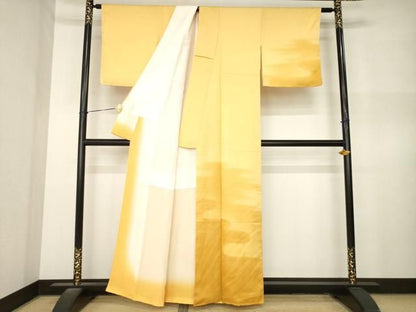 平和屋着物●訪問着　エ霞文　暈し染め　正絹　逸品　未使用　AABN8739ck