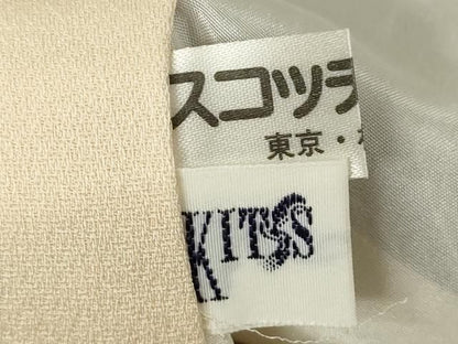 平和屋着物●ジャパンオートクチュール　渡辺雪三郎　振袖　刺繍　桜　金糸　金彩　ロング丈　正絹　逸品　AABN8772ck