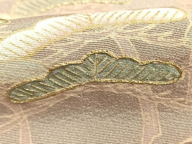 平和屋着物●訪問着　作家物　刺繍　飛鳥人物松文　暈し染め　金糸　金彩　正絹　逸品　未使用　AABN9347fy
