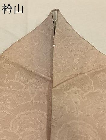 平和屋着物●上質な小紋　雪輪扇地紋　暈し染め　正絹　逸品　AABN9352fy