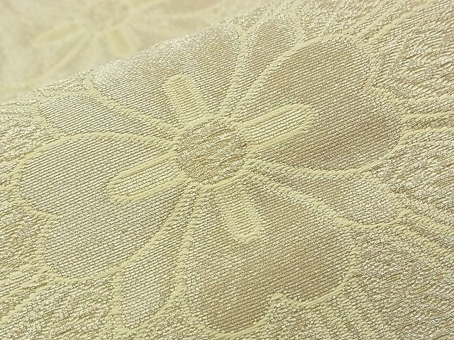 平和屋着物■六通柄袋帯 蜀江花文 銀糸 逸品 n-am0213