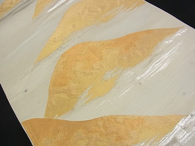 平和屋着物■六通柄袋帯 遠山霞文 金銀糸 逸品 n-am0266