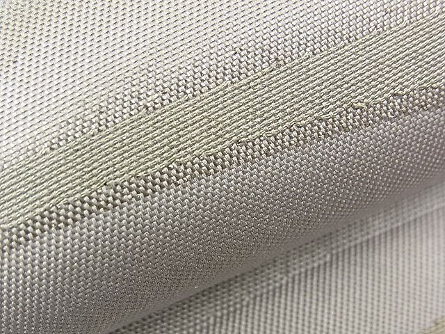 平和屋着物■六通柄袋帯 流水文 銀糸 逸品 n-am0361