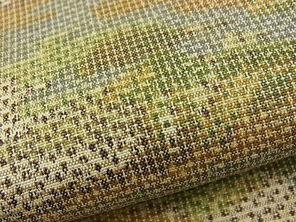 平和屋着物■上質な紬　風景文　逸品　n-am0393