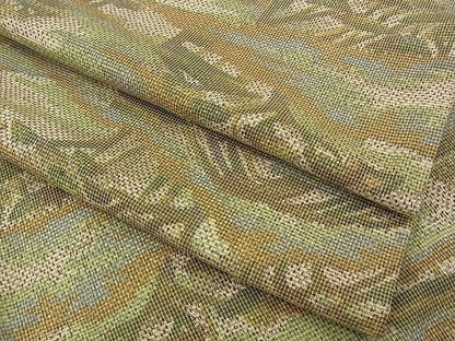 平和屋着物■上質な紬　風景文　逸品　n-am0393