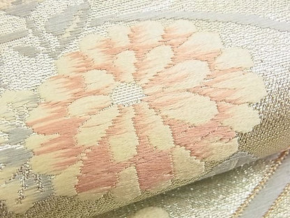 平和屋着物■六通柄袋帯 唐織 花車文 金銀糸 逸品 n-am0839