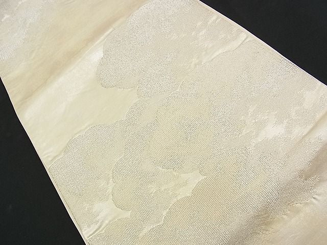平和屋着物■六通柄袋帯 錦彩つづれ 雲重ね 銀彩 逸品 n-am0888