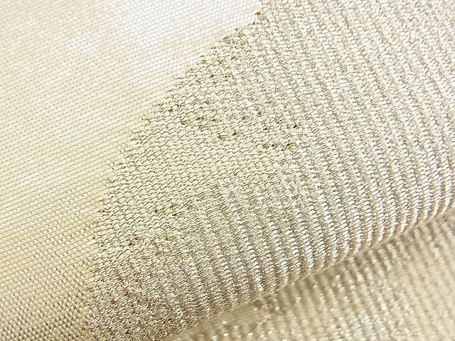 平和屋着物■六通柄袋帯 錦彩つづれ 雲重ね 銀彩 逸品 n-am0888