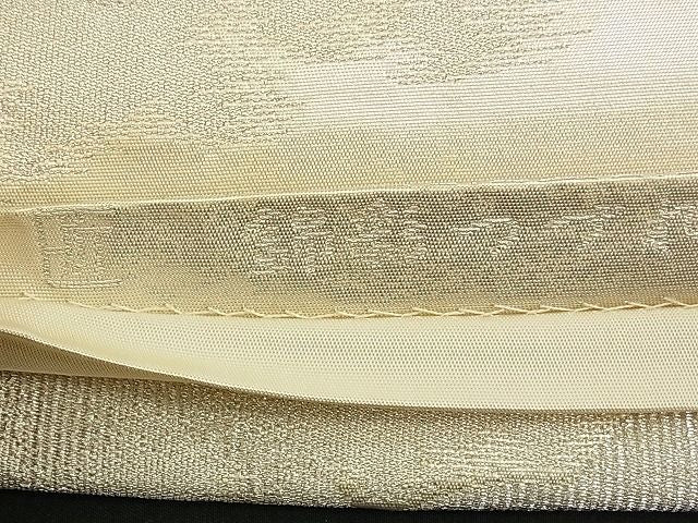 平和屋着物■六通柄袋帯 錦彩つづれ 雲重ね 銀彩 逸品 n-am0888