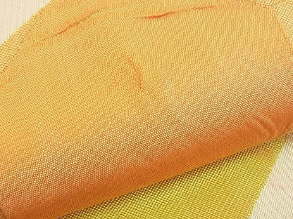 平和屋着物■西陣 六通柄袋帯 ふくれ織 地紙蜀江文 金糸 逸品 n-am0898